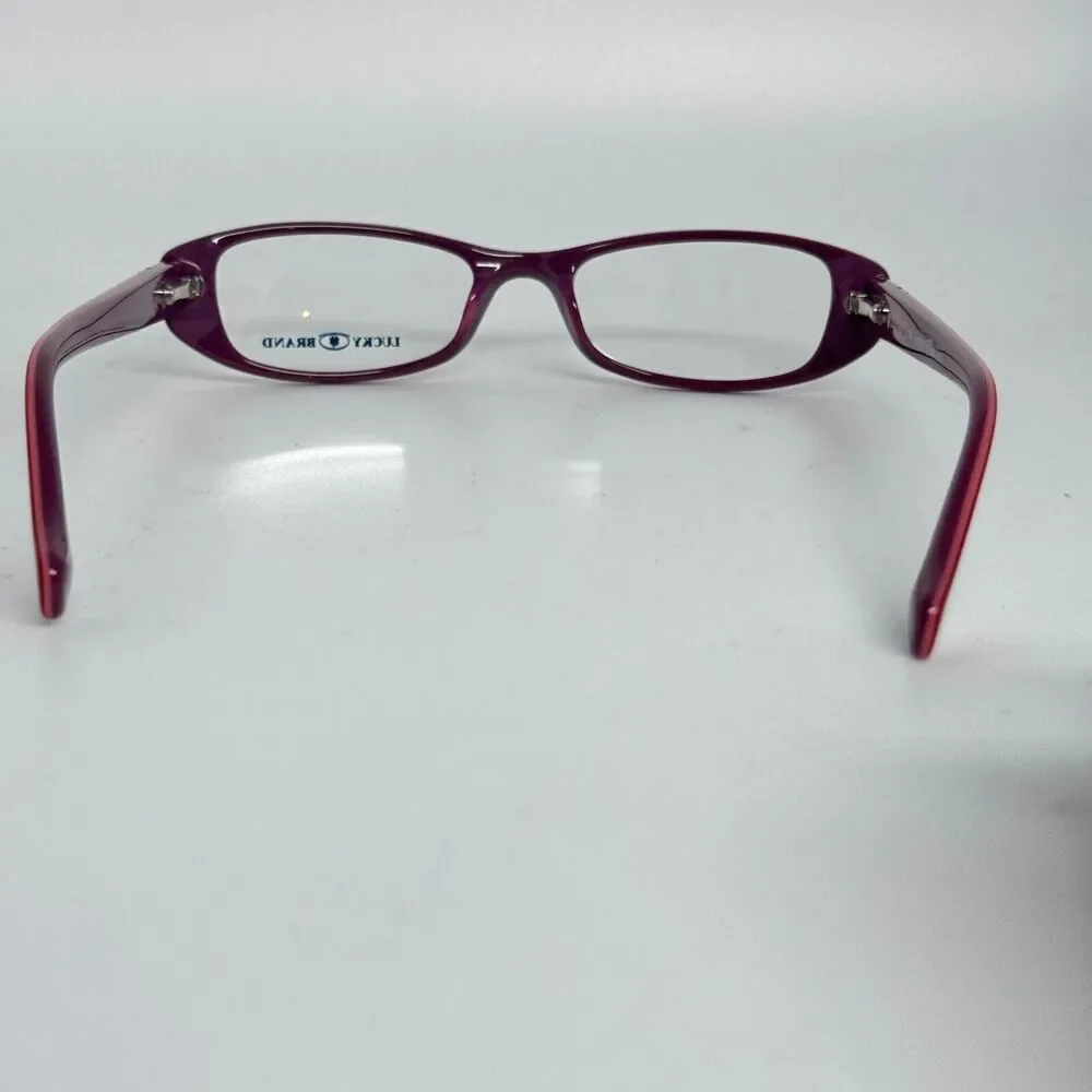 Lucky Brand Spark‎ Plug KIDS Cateye EyeGlasses in Red H16430